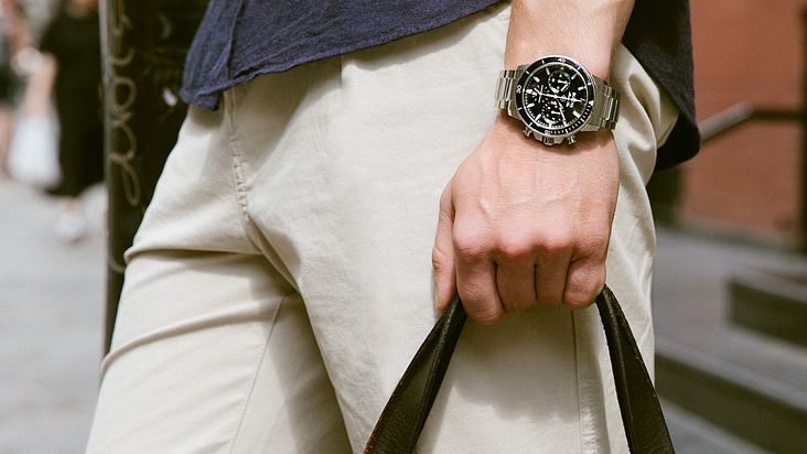 Bulova marine sales star black dial